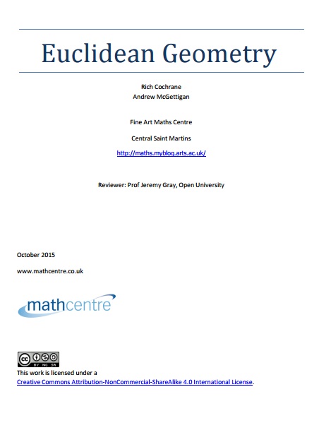 Euclidean Geometry by Rich Cochrane, Andrew McGettigan